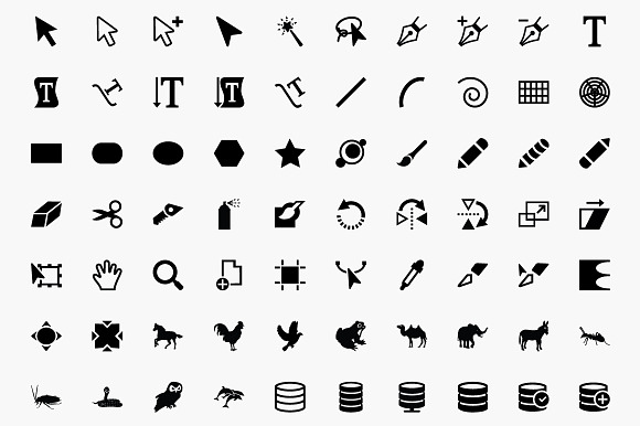 Awesome 1,800 icons - Multicons Set preview 6