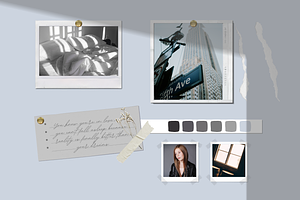 Modern Mood Board Mockup Kit