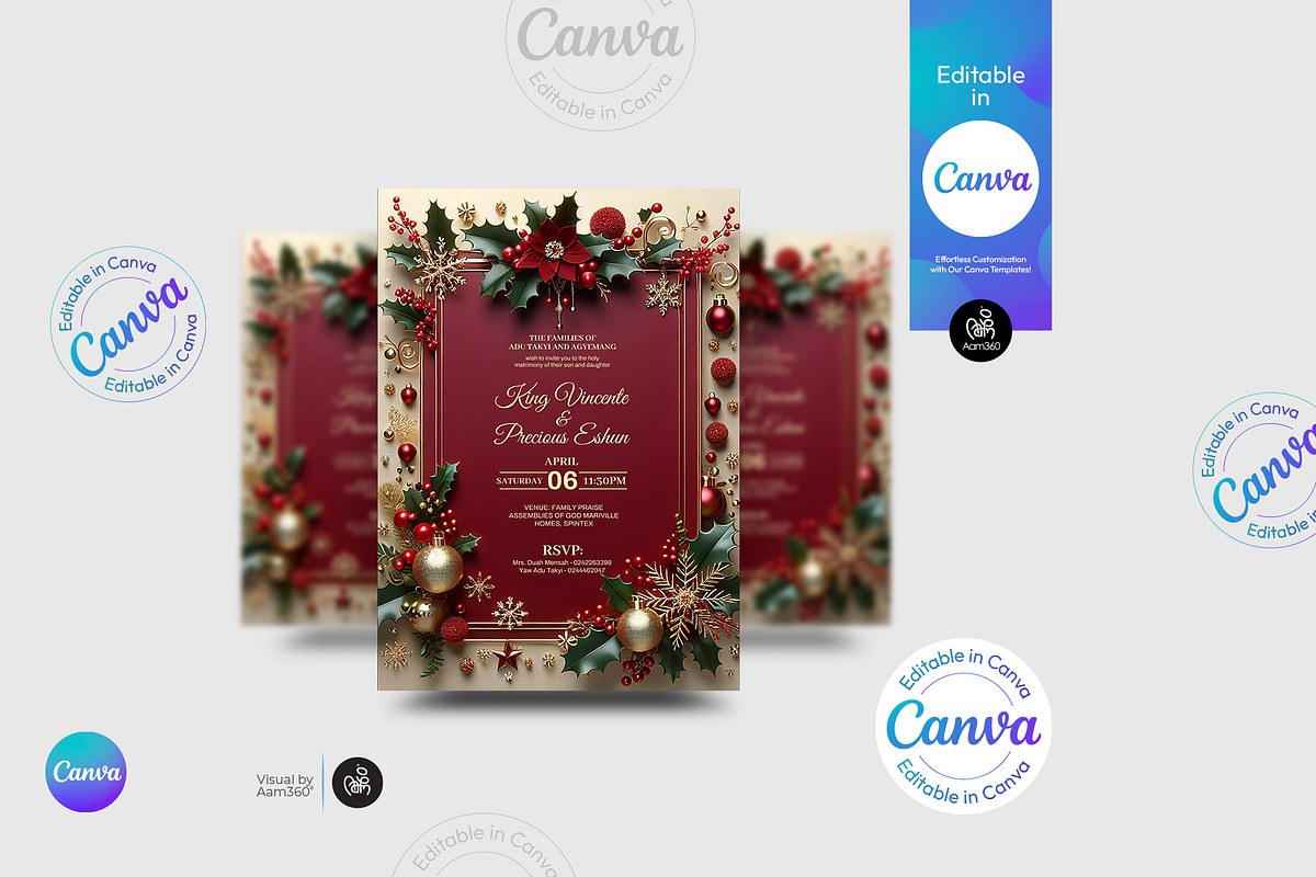 Christmas Flyer Template, a Flyer Template by Aam360 (Photo 5 of 5)