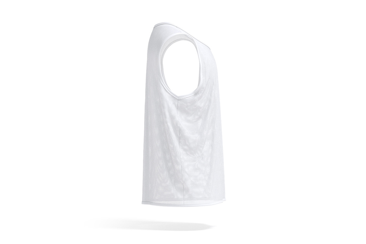 White Football Bib Vest 3D Model, an Object 3D Model by rebrandy (Photo 5 of 9)