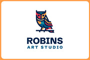 Modern Outline Owl Logo, a Branding & Logo Template by Suhandi (Thumbnail 2 of 4)