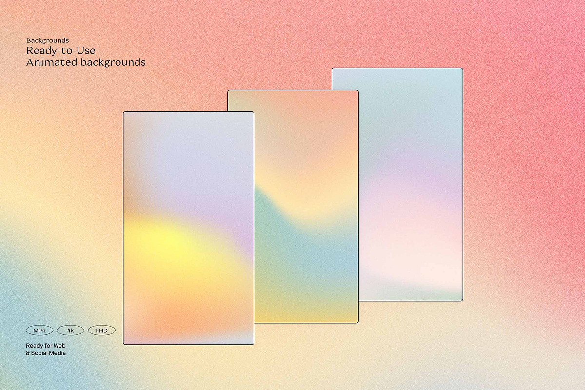 Irid - Loopable Animated Gradients, a Background Graphic by Nomad Visuals (Photo 3 of 17)