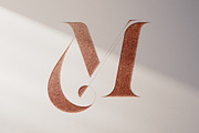 Metal Foil Embossed Print Mockup, a Mockup by Design Squad (Thumbnail 3 of 6)