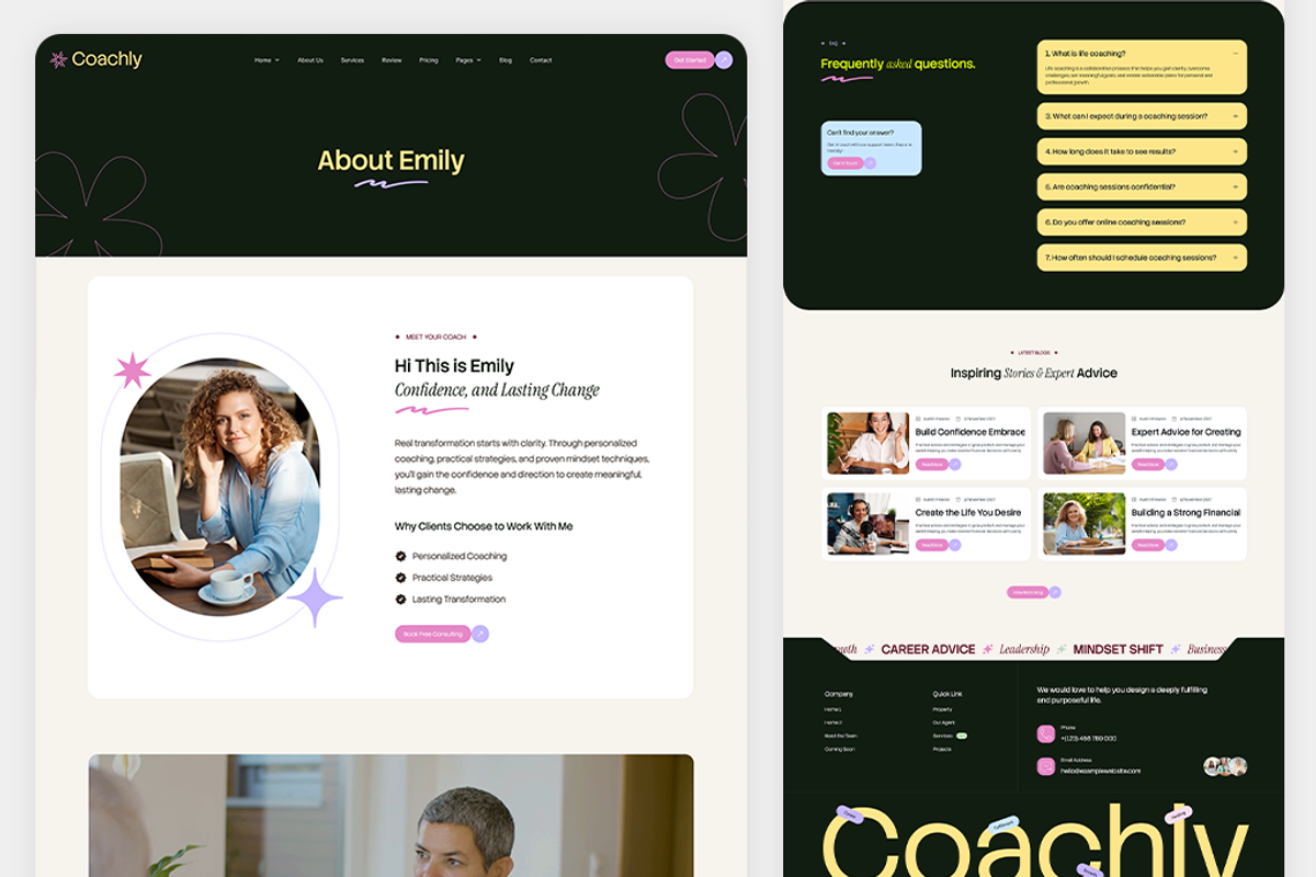 Life Coach Wix Studio Template, a Wix Template by RiveupDigital (Photo 6 of 8)