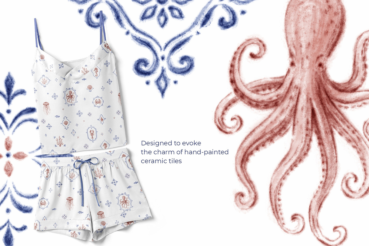 COASTAL REVERIE - Pattern Collection, a Pattern Graphic by SurfaceStories (Photo 3 of 7)