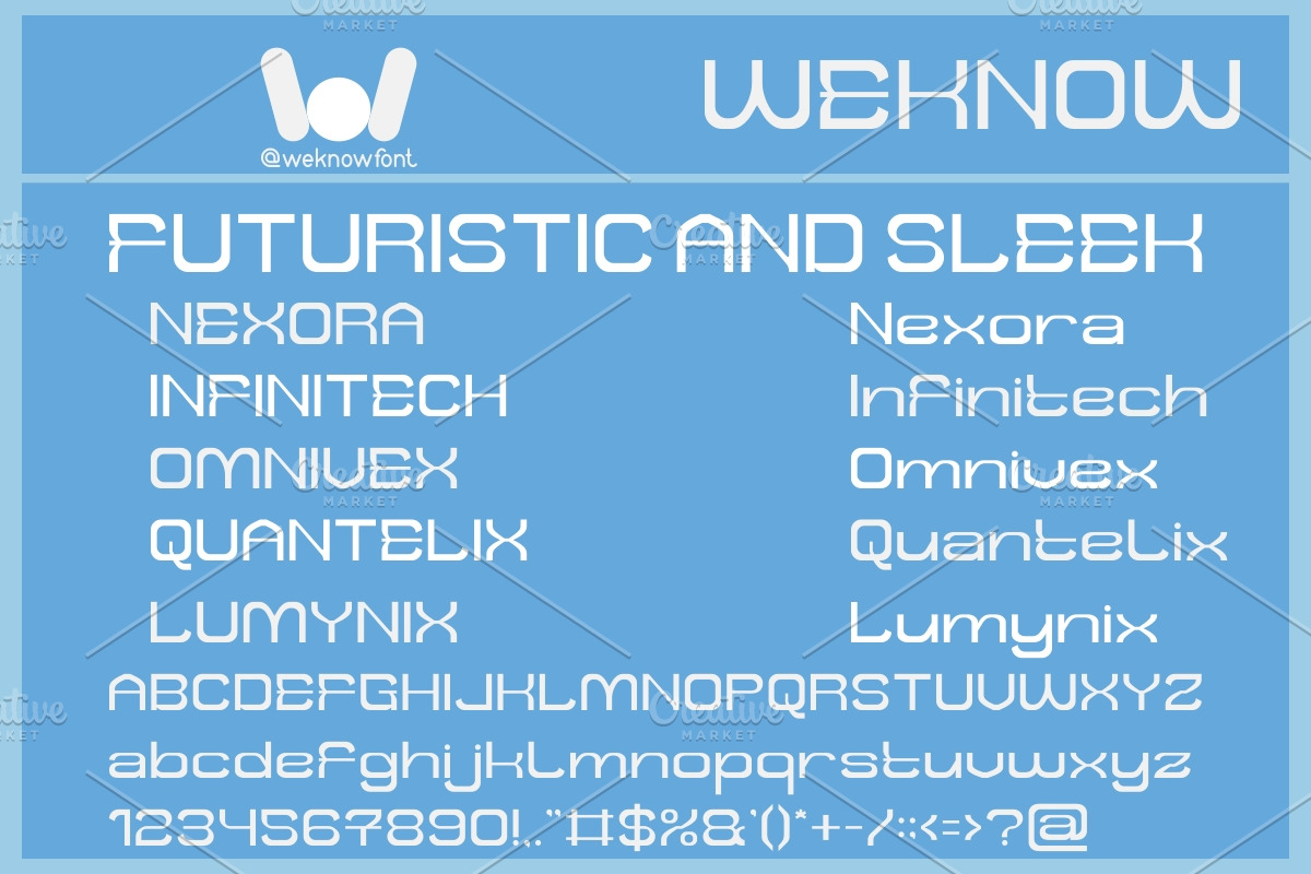 Bright Future font, a Font by weknow (Photo 4 of 8)
