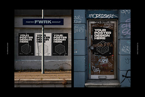 Urban Poster Wall Mockups