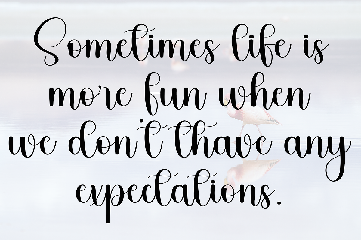 Benefit, a Handwritten Font by FreshTypeINK (Photo 6 of 8)
