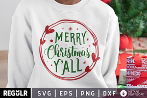 Merry Christmas Y'all SVG