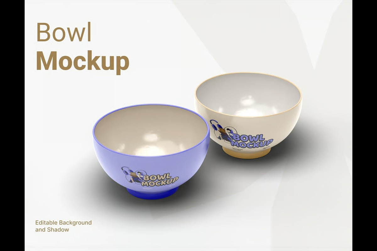 Ceramic Bowl Mockup, a Cups & Container Mockup by Se٧enStudio (Photo 5 of 5)