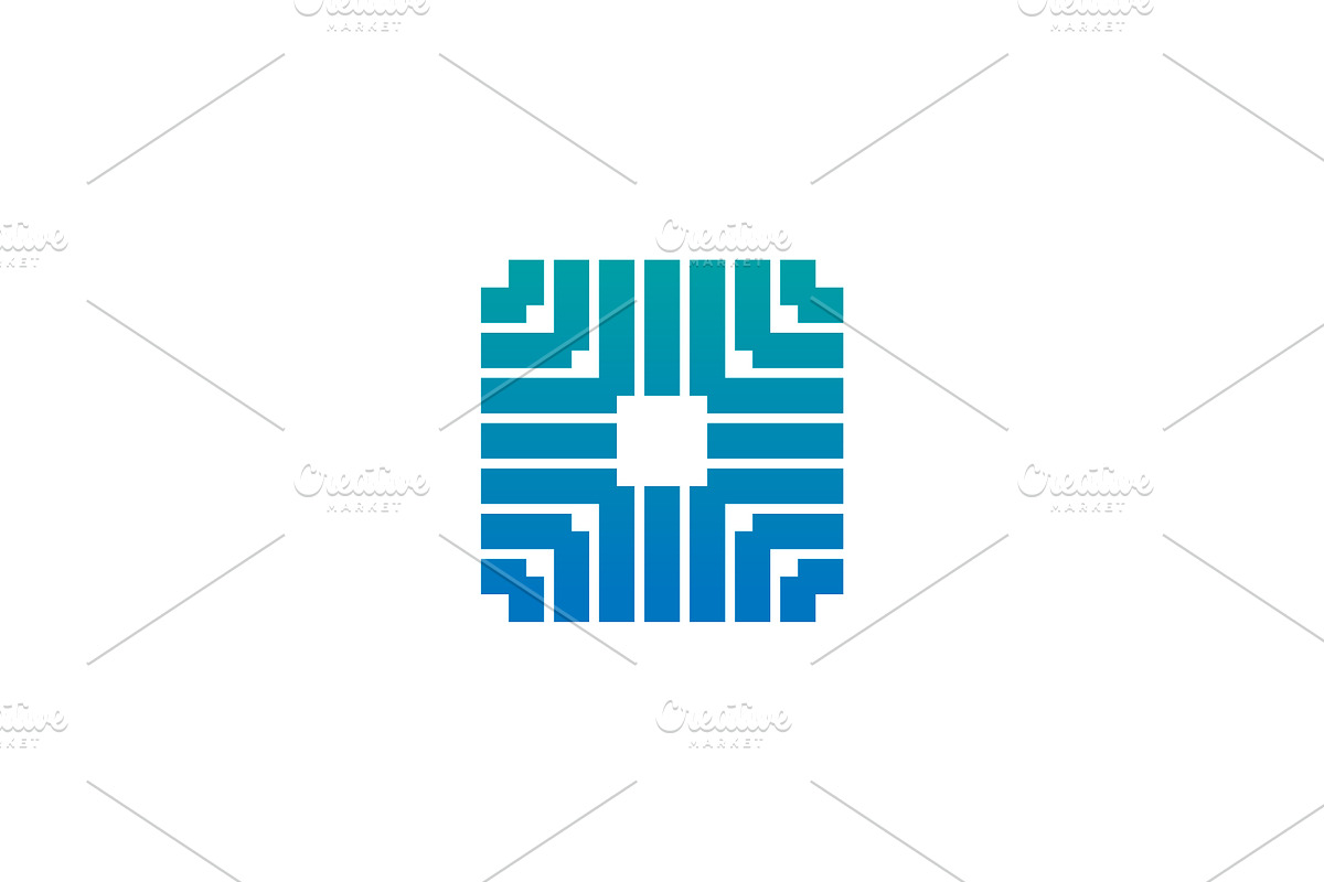 Circuit Tech Chip Logo, a Branding & Logo Template by kurostd
