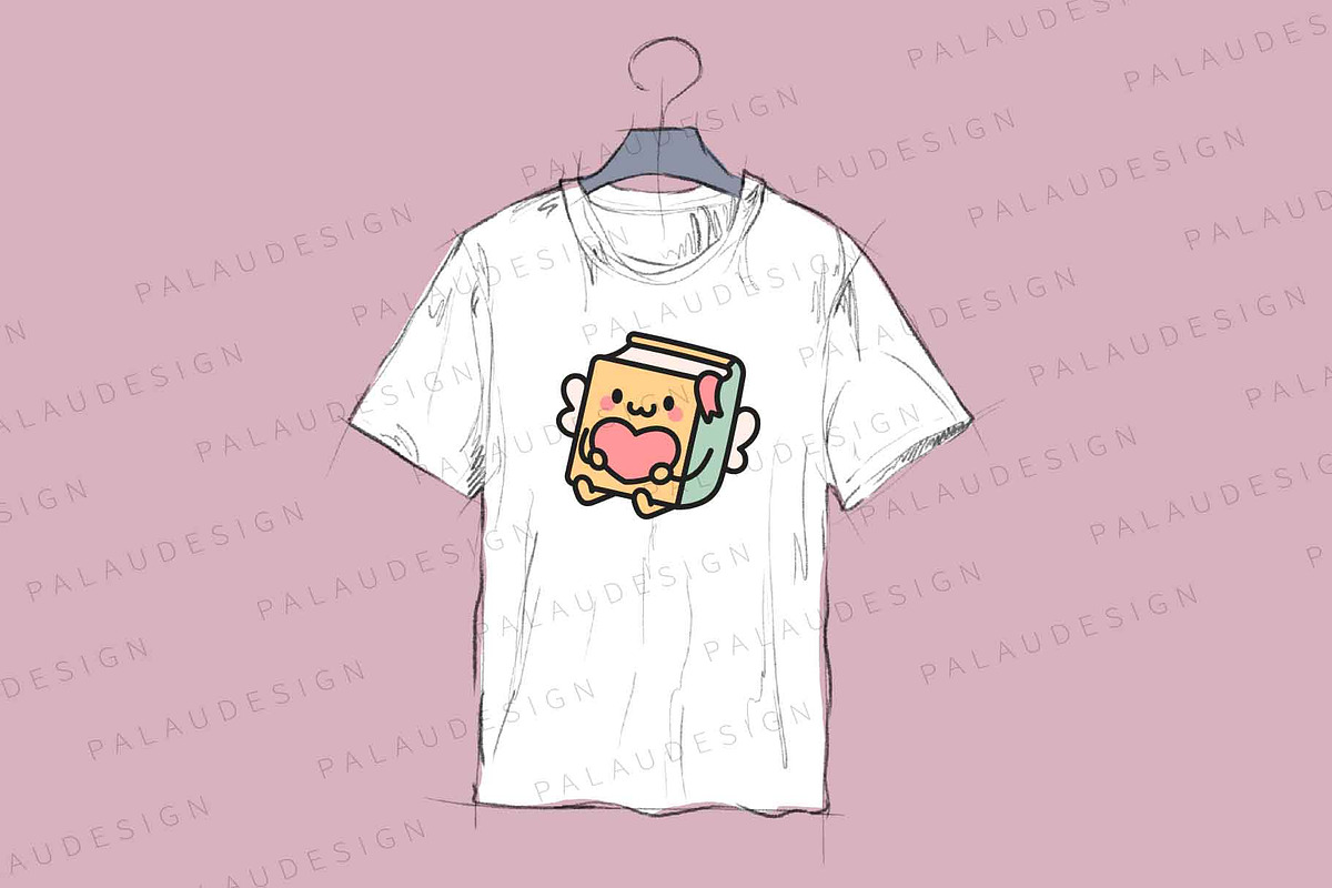 Cute Kawaii Books Characters, an Education Illustration by Palau (Photo 2 of 12)