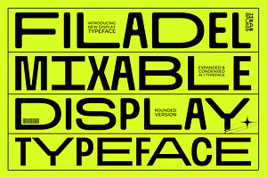 Filadel - Display Typeface