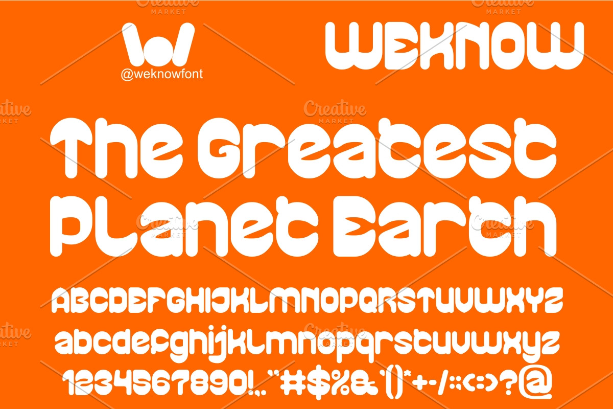 Playful Gravity font, a Sans Serif Font by weknow (Photo 3 of 8)
