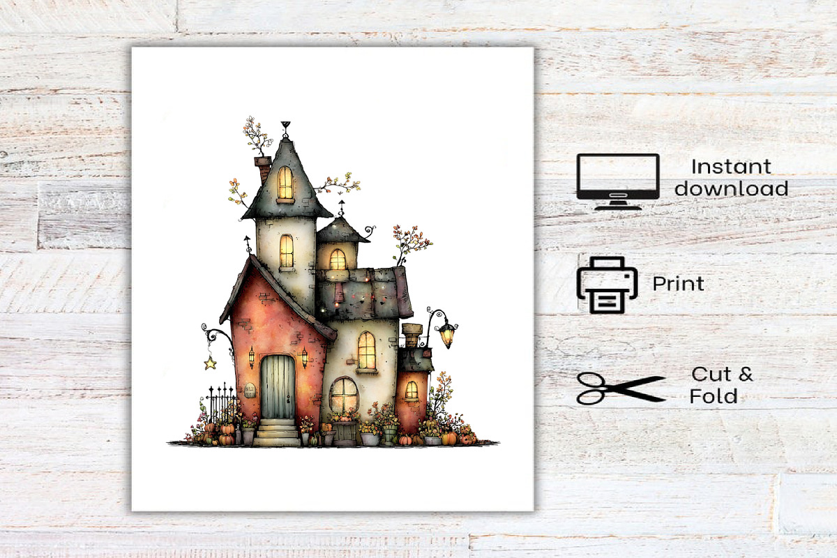 Whimsical Halloween Clipart, an Illustration by Canvas Craft (Photo 8 of 8)