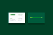 Business cards template: Mark 1, a Business Card Template by Srg® (Thumbnail 1 of 4)