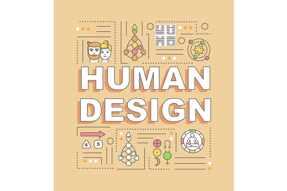 Human design word concepts banner, a Templates & Theme by IMG visuals icons