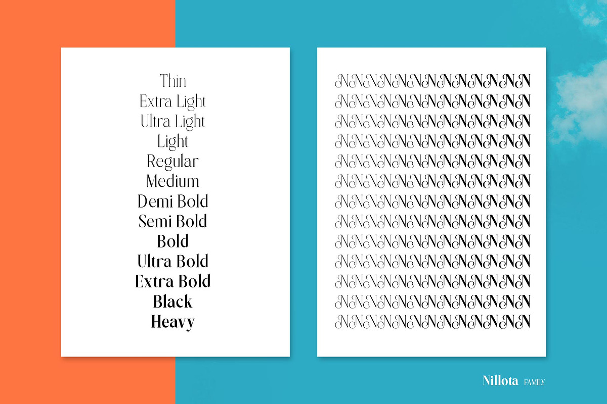Nilota Typeface, a Serif Font by alit design (Photo 14 of 20)