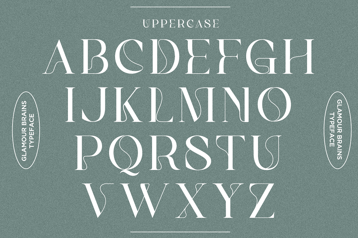 GLAMOUR BRAINS - By Haksen, a Serif Font by Haksen (Photo 7 of 17)