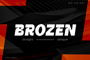 Brozen, a Slab Serif Font by Typia Nesia (Thumbnail 1 of 10)
