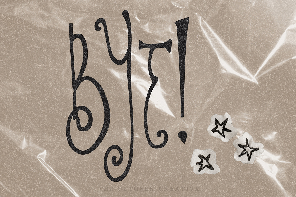 Drinks With Delphine Girly Display, a Handwritten Font by The October Creative (Photo 8 of 8)