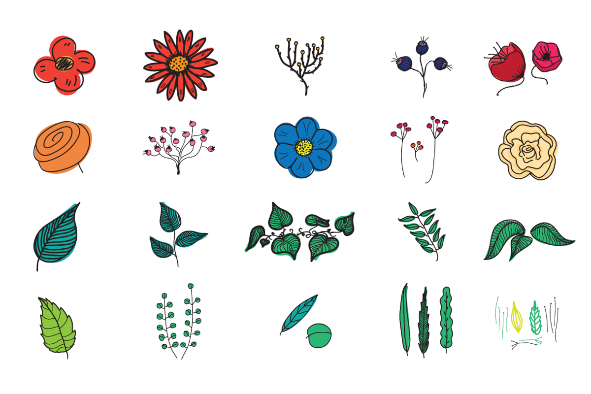 20 Plants Illustrations - Vector Art, an Illustration by MeHi (Photo 2 of 4)
