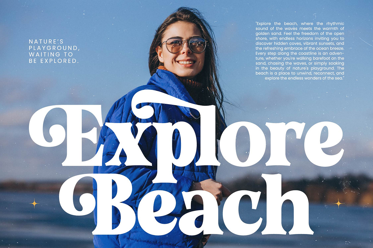 Mingle Heaven Groovy Retro Serif, a Serif Font by timelesstype.co (Photo 9 of 20)