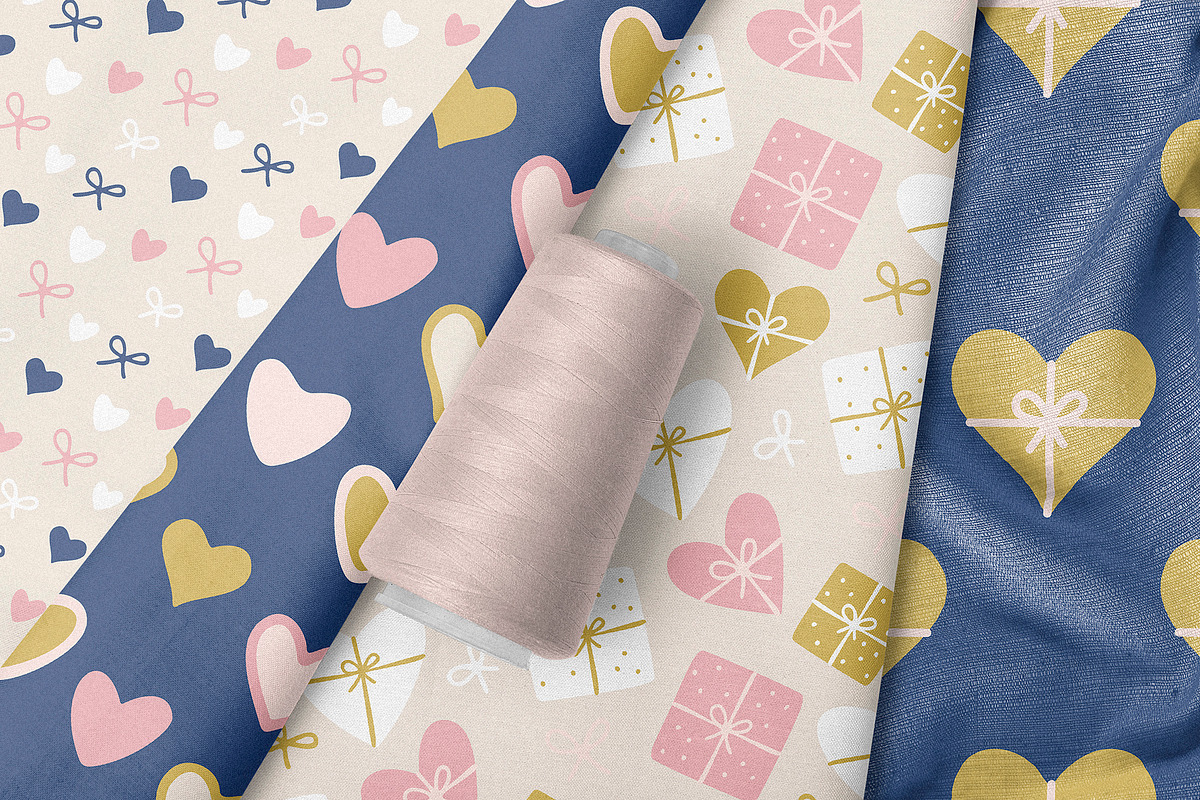 36 Cute Patterns, a Pattern Graphic by CuteDreamyDesign (Photo 6 of 9)