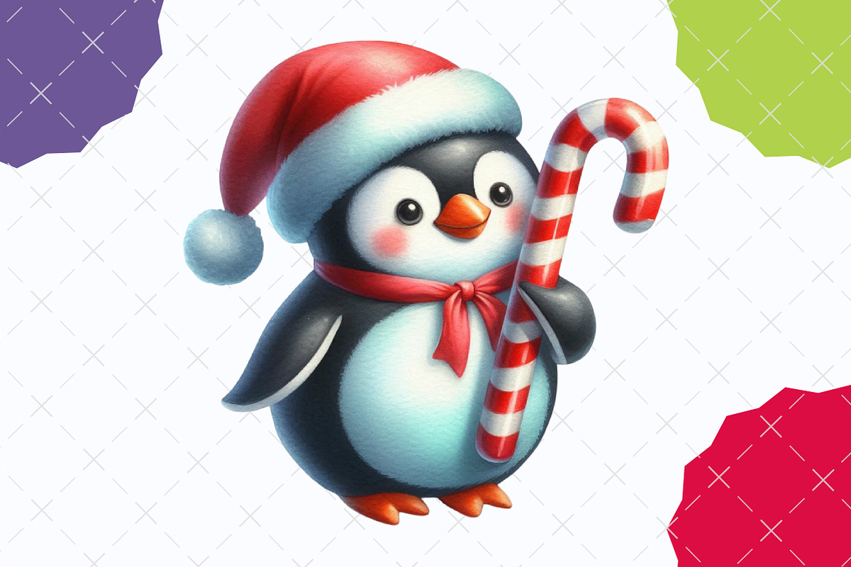 Whimsical Christmas Clipart Bundle, an Illustration by designcity5 (Photo 4 of 5)
