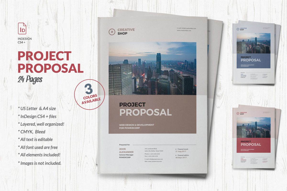 Project Proposal, a Brochure Template by Sabin (Photo 1 of 10)