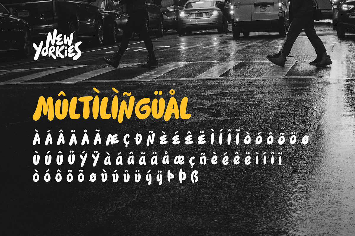 New Yorkies - Bubble Type, a Handwritten Font by ikiiko (Photo 7 of 7)