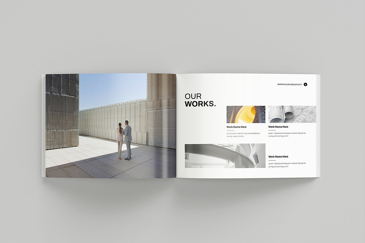 Architecture Portfolio Brochure, a Brochure Template by Spark_Creative (Photo 3 of 11)
