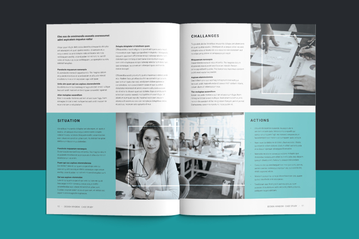 Case Study Booklet, a Brochure Template by DesignJanala (Photo 6 of 11)
