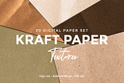 Kraft Paper Textures Set, a Texture Graphic by Gravito (Thumbnail 1 of 5)
