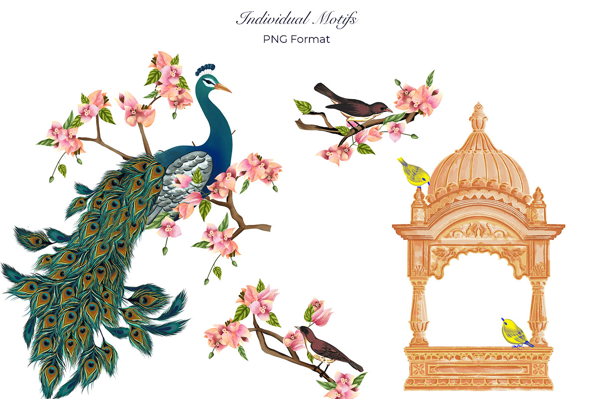 Havelis of Rajasthan, a Decorative Illustration by MenoMelo Studio (Photo 7 of 8)
