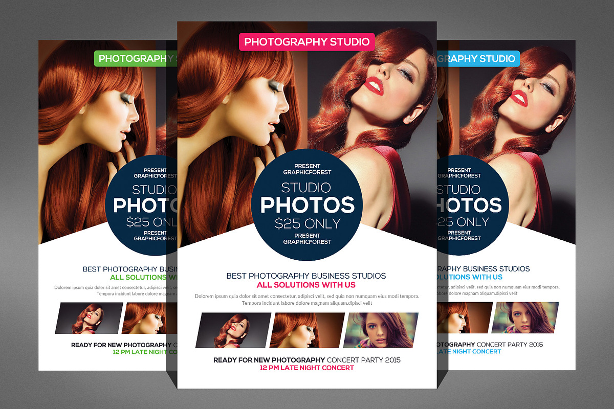 Art Photo Studio Flyer PSD Template, a Flyer Template by Graphic Templates (Photo 1 of 4)