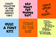 Imperfectionist Handwriting Font Kit, a Font by Studio Funshop by Kelli (Thumbnail 3 of 10)