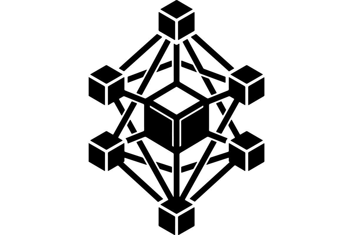 Blockchain and network illustrations, a Technology Illustration by balal (Photo 10 of 13)