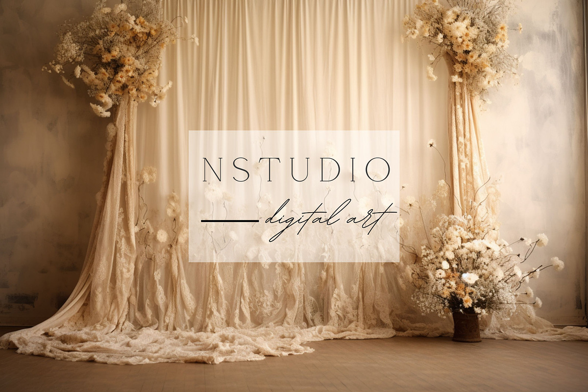 Set of 15+1 FREE BOHO Backdrops, a Layer Style Add-On by NSTUDIO (Photo 5 of 7)