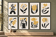 Abstract Botanical Gallery Wall Set, a Background Graphic by C Design Studio (Thumbnail 3 of 21)