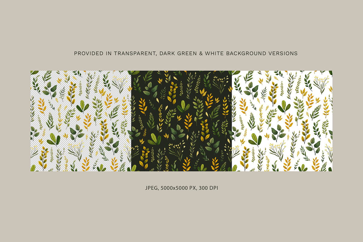 Whispering Leaves Seamles Patterns, a Graphic by Ette Design (Photo 10 of 11)