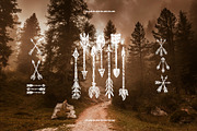 Tribal native ethnic design elements, a Decorative Illustration by ViktoriaARTprint (Thumbnail 3 of 9)