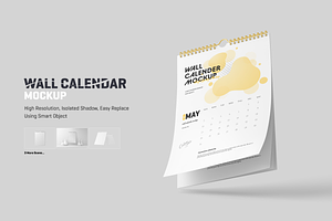 Wall Calendar Mockup