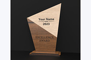 Acrylic & Wooden Award Trophies, an Object Graphic by ThemeXDigital (Thumbnail 3 of 9)