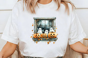 Watercolor Cozy Halloween Clipart, an Illustration by Libby Wishes (Thumbnail 6 of 6)