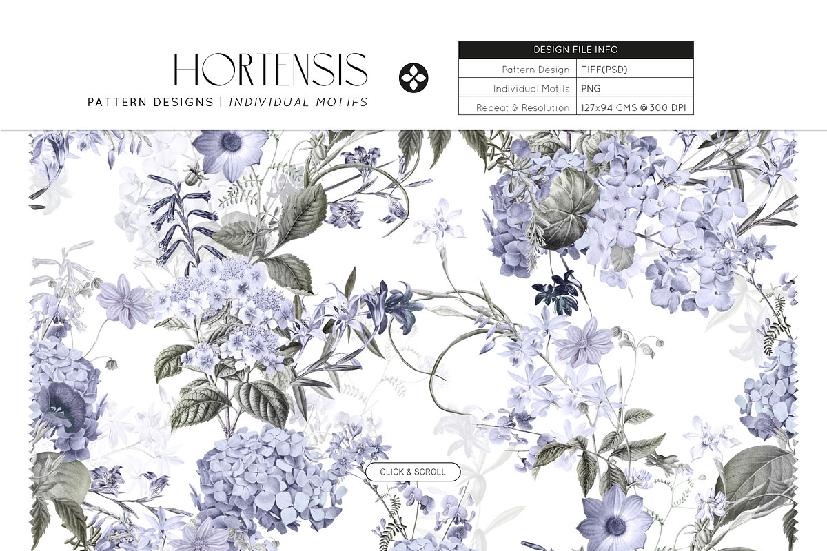 Hortensis, Elegant & Luxury Prints!, a Pattern Graphic by Pink Linen (Photo 5 of 14)