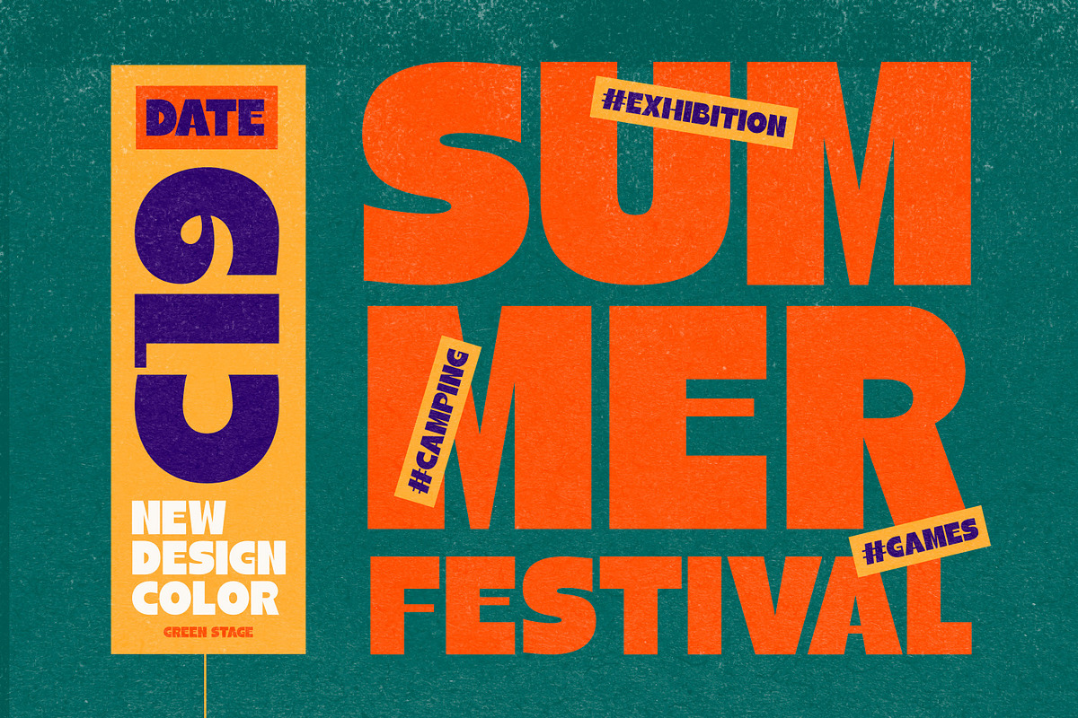 Boldiva Retro Font, a Sans Serif Font by Graphicfresh (Photo 5 of 9)