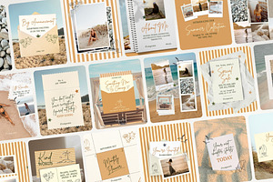 Warm Coastal Scrapbook Instagram