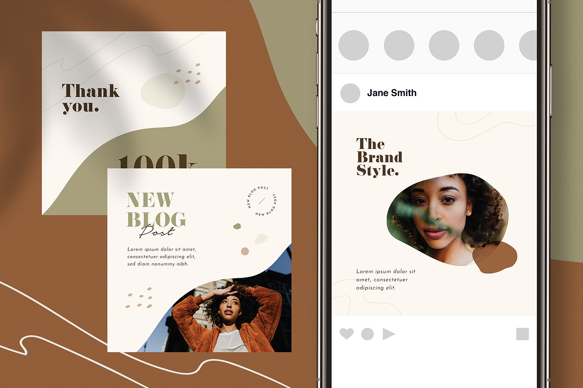 Naturalè - Instagram Stories & Post, a Social Media Template by Vynetta (Photo 3 of 15)