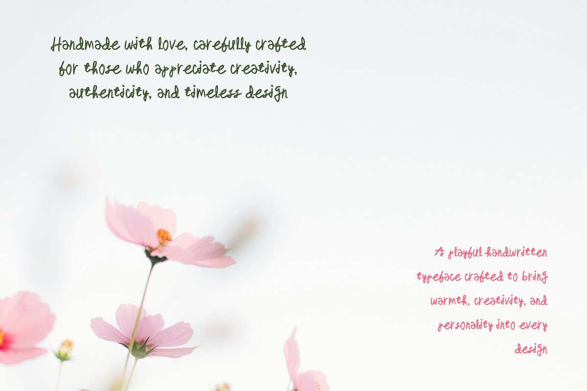 Melliora Script Casual Signature, a Script Font by mesuka (Photo 4 of 5)
